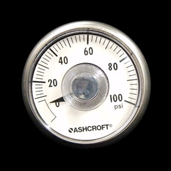 0-100 psi Pressure Gauge. - Click Image to Close