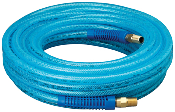 1/4in x 50ft Blue Polyurethane Air Hose 1/4in NPT 300 PSI